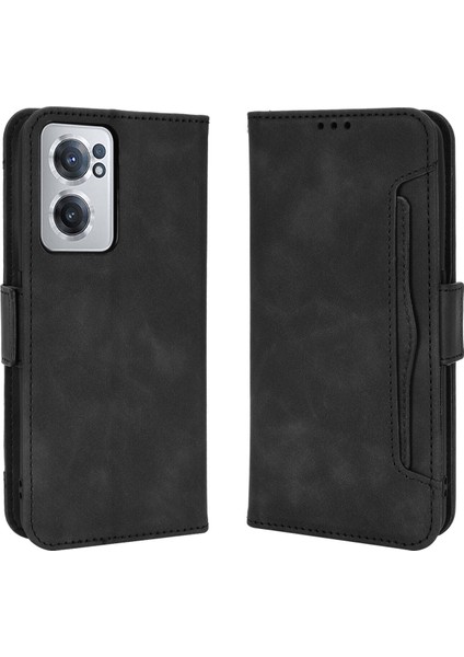 Oneplus Nord Ce2 5g ile Uyumlu Kickstand Koruyucu, Kredi Kartı Tutacağı Pu Deri Darbeye Dayanıklı Telefon Kılıfı (Yurt Dışından)