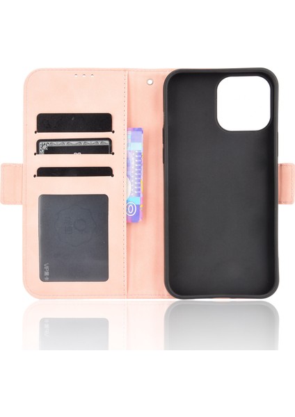 iPhone 15 Pro Max ile Uyumlu Kickstand Koruyucu, Kredi Kartı Tutacağı Pu Deri Darbeye Dayanıklı Telefon Kılıfı (Yurt Dışından) fırsatları