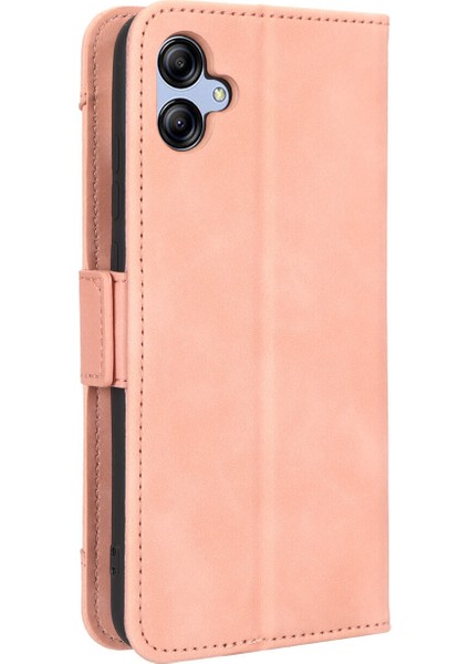 Samsung Galaxy A04E ile Uyumlu Kickstand Koruyucu, Kredi Kartı Tutacağı Pu Deri Darbeye Dayanıklı Telefon Kılıfı (Yurt Dışından)