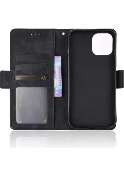 iPhone 12 Pro Max ile Uyumlu Kickstand Koruyucu, Kredi Kartı Tutacağı Pu Deri Darbeye Dayanıklı Telefon Kılıfı (Yurt Dışından) fırsatları