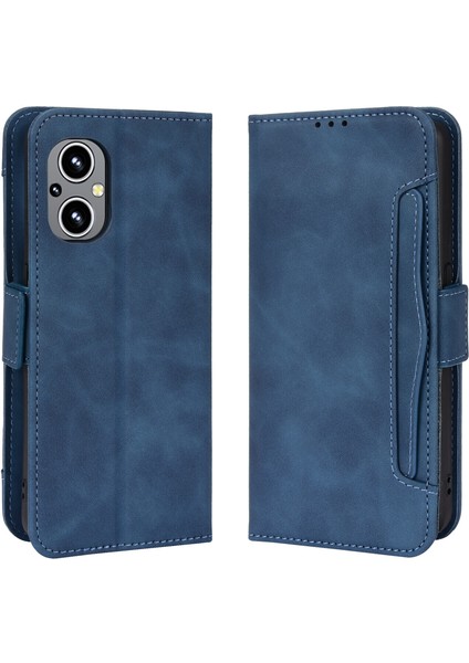 Oneplus Nord N20 5g ile Uyumlu Kickstand Koruyucu, Kredi Kartı Tutacağı Pu Deri Darbeye Dayanıklı Telefon Kılıfı (Yurt Dışından)