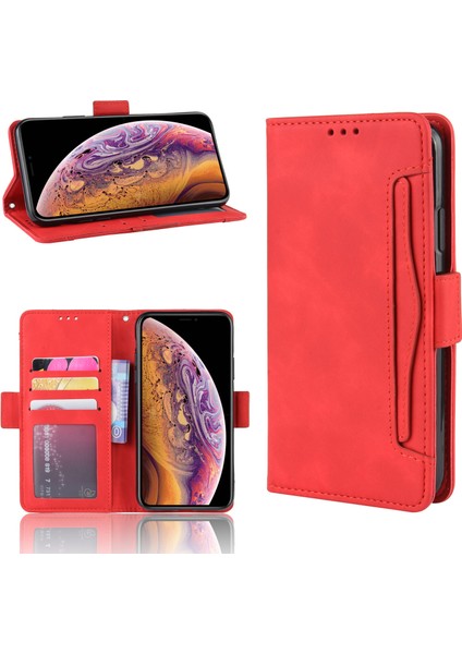 iPhone 11 Pro Max ile Uyumlu Kickstand Koruyucu, Kredi Kartı Tutacağı Pu Deri Darbeye Dayanıklı Telefon Kılıfı (Yurt Dışından) indirimleri
