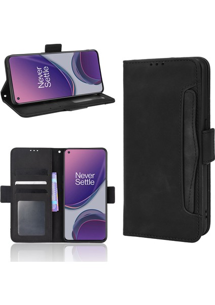 Oneplus Nord N20 5g ile Uyumlu Kickstand Koruyucu, Kredi Kartı Tutacağı Pu Deri Darbeye Dayanıklı Telefon Kılıfı (Yurt Dışından)