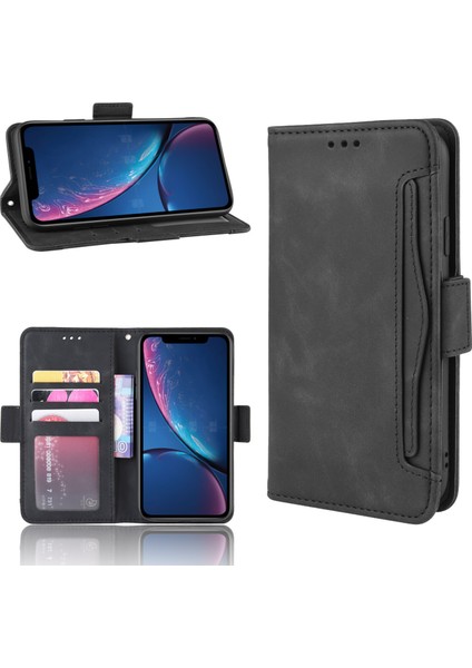 iPhone Xr ile Uyumlu Kickstand Koruyucu, Kredi Kartı Tutacağı Pu Deri Darbeye Dayanıklı Telefon Kılıfı (Yurt Dışından) fırsatları