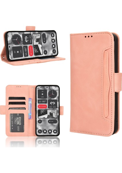 Nothing Phone 2 ile Uyumlu Kickstand Koruyucu, Kredi Kartı Tutacağı Pu Deri Darbeye Dayanıklı Telefon Kılıfı (Yurt Dışından) fırsatları