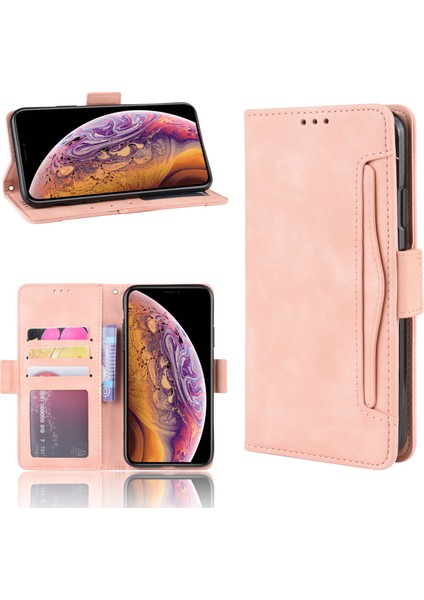 iPhone 11 Pro ile Uyumlu Kickstand Koruyucu, Kredi Kartı Tutacağı Pu Deri Darbeye Dayanıklı Telefon Kılıfı (Yurt Dışından) fırsatları