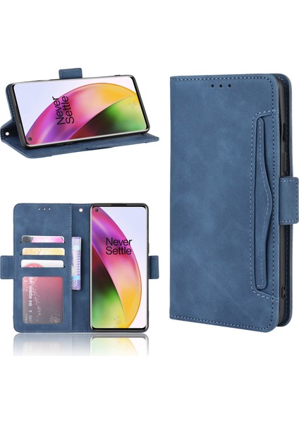 Oneplus 8 ile Uyumlu Kickstand Koruyucu, Kredi Kartı Tutacağı Pu Deri Darbeye Dayanıklı Telefon Kılıfı (Yurt Dışından) fırsatları
