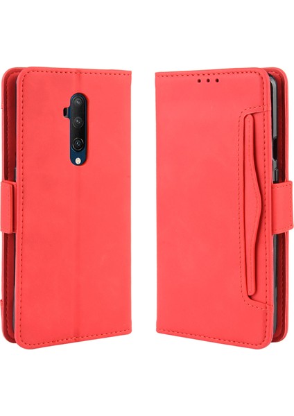 Oneplus 7t Pro ile Uyumlu Kickstand Koruyucu, Kredi Kartı Tutacağı Pu Deri Darbeye Dayanıklı Telefon Kılıfı (Yurt Dışından) fiyatları