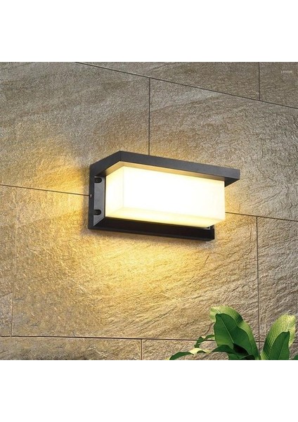 18 Watt Gün Işığı Ledli Bahçe, Balkon, Teras, Kamelya, Veranda, Banyo, Duvar Apliği, LED Armatür