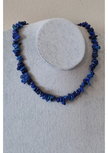 Lapis Lazuli Kırıktaş Doğaltaş Kolye