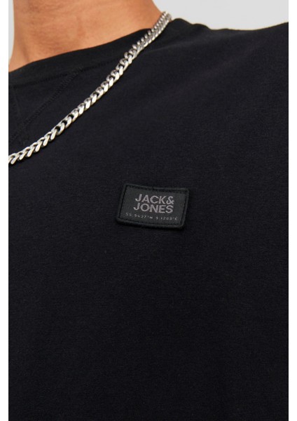 Jcoclassıc Twıll Tee Ss Crew NECK23 Sn 12240266 Siyah