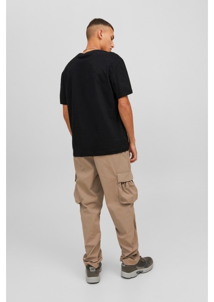 Jcoclassıc Twıll Tee Ss Crew NECK23 Sn 12240266 Siyah