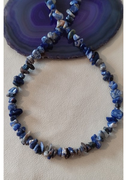 Sodalit Kırıktaş Doğaltaş Kolye fiyatları