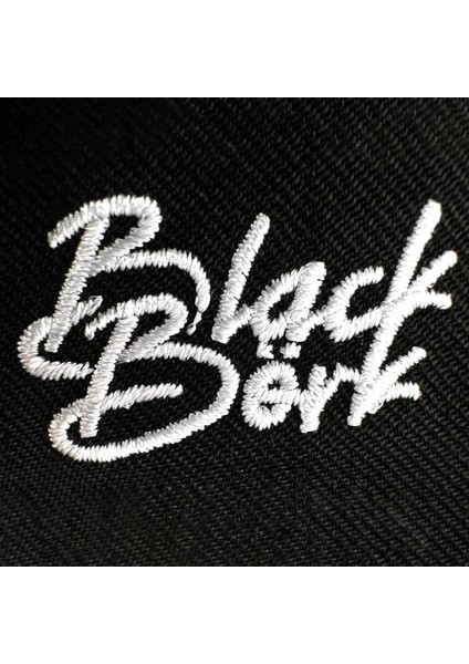 V2 Baseball Boğa - 1 Kod Logolu Unisex Siyah Cordura Kumaş Şapka (Cap)