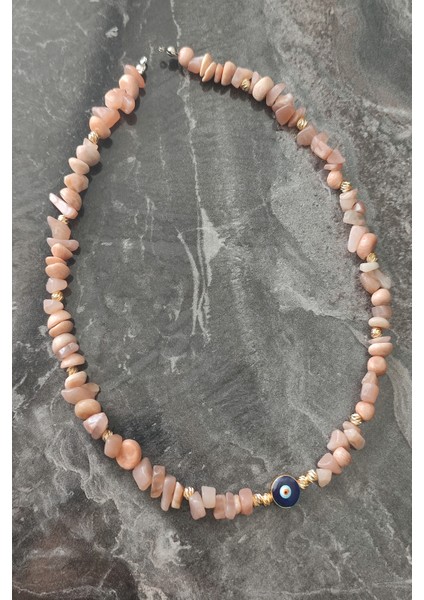 Güneş Taşı Kırıktaş Doğaltaş Kolye