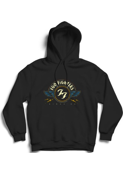 Foo Fighters, DK03, Rock Metal Müzik Grubu Kapüşonlu Sweatshirt Hoodie