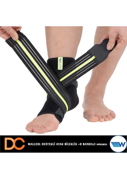 Malleol Destekli Ayak Bilekliği ve 8 Bandaji fırsatları