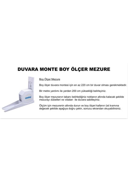 SW-G06B High Duvara Monte Boy Ölçer fiyatları