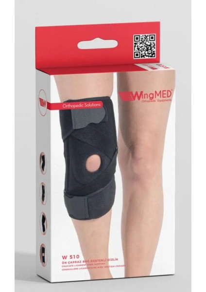 Ön Çapraz Bağ Destekli Dizlik Standart Beden Cırt Ayarlı