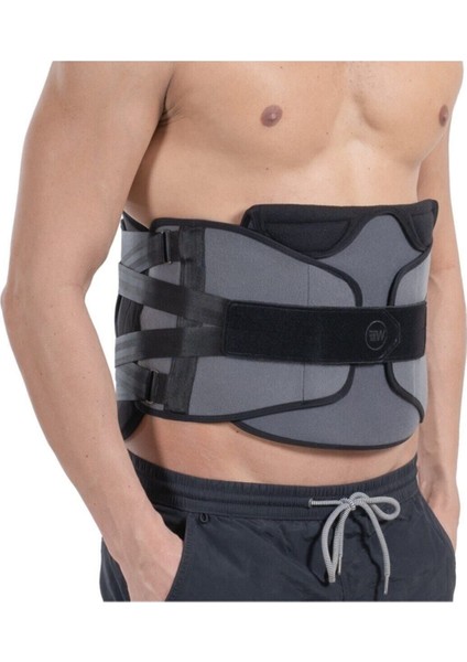 Unisex Siyah Lumbosakral Korse