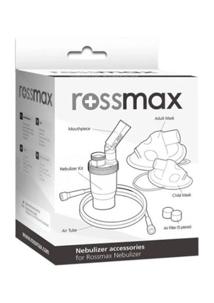 Rossmax Nebulizatör Maskesi ve Seti