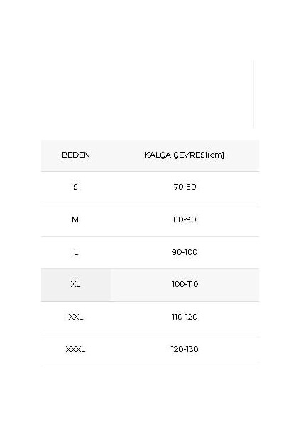 W457 Sakro-Iliak Korse Kalça Çevresi 90-100 cm fırsatları