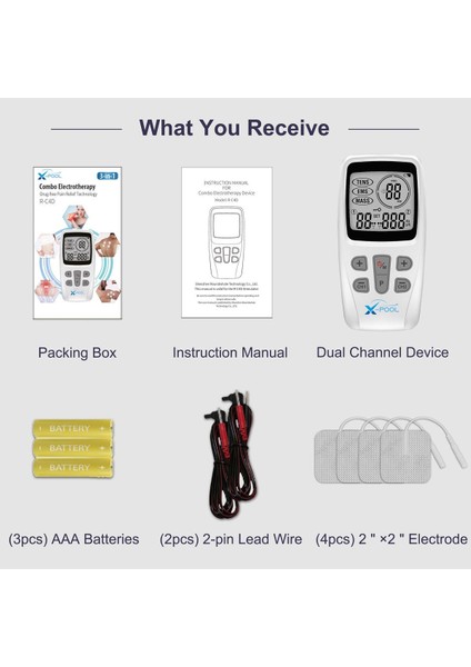 X-Pool Portatif R-C4D Tens+Ems+ Masaj Cihazı fiyatları