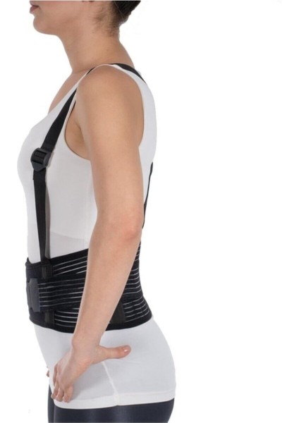 Çalışma Korse 16CM Plus (Askılı) Siyah L - Xl - Xxl fırsatları