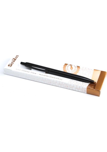 Scrikss Kişiye Özel Tükenmez Kalem Mat Siyah