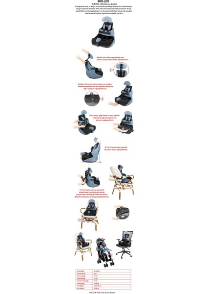 W-P4545-1 Wollex Dik Oturma Minderi fırsatları
