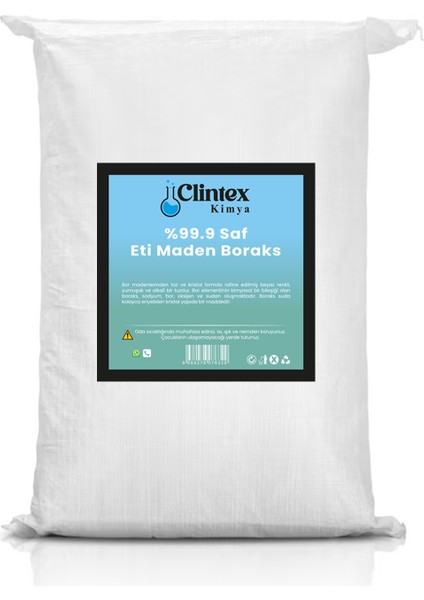 Clintex Kimya %99.9 Saf Eti Maden Boraks 2 kg