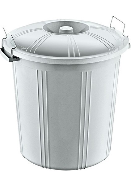 Büyük Plastik Jumbo Çöp Kovası 90 Litre Kilitli