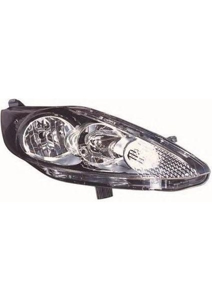 FAR LAMBA FORD FIESTA 09-12 MOTORLU SİYAH AMPULLÜ SAĞ