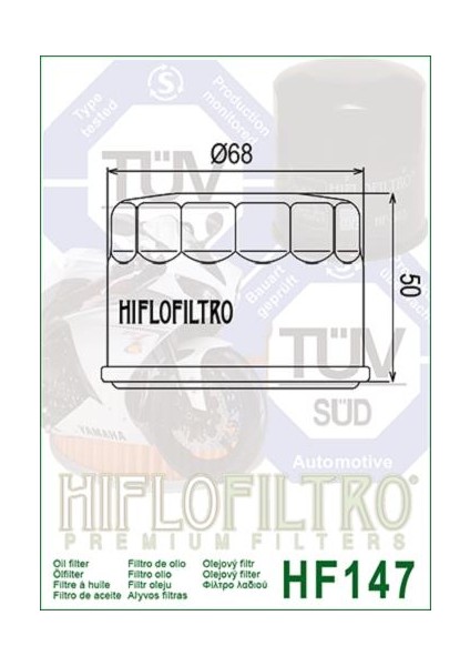 HF147 2010-2016 Kymco Xciting 500I R Uyumlu Yağ Filtresi fiyatları