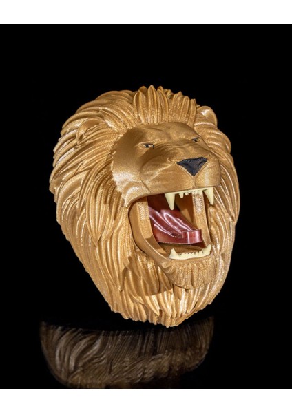 Kükreyen Aslan Askılık Aslan Hareketli Duvar Askısı
