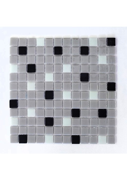 Mutfak Tezgah Arası ve Tüm Yaşam Alanları İçin Cam Mozaik. Taş Ölçüleri: 25X25X5 Mm. File Ölçüsü: 31.5X31.5 cm. ( 1 Kutu = 1 m2 Fiyatıdır )