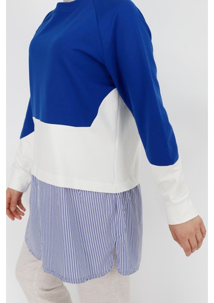 71086 Gömlek Garnili 2 Iplik Kumaş Sweatshirt