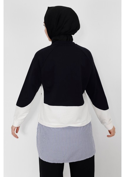 71086 Gömlek Garnili 2 Iplik Kumaş Sweatshirt