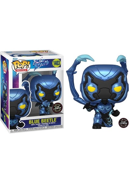 Dc Comıcs Funko Pop! Blue Beetle! Glow Chase Figür
