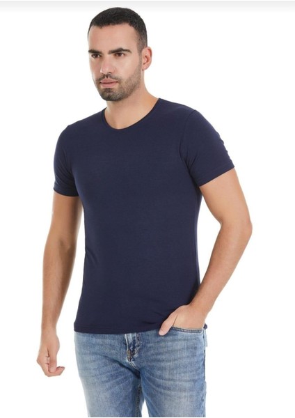 337 Erkek Modal Sıfır Yaka Atlet 6 Adet