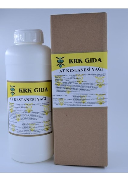 Krk At Kestanesi Yağı 1 kg