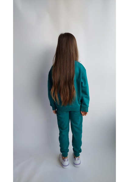 Unisex Çocuk Yeşil Eşofman Takımı