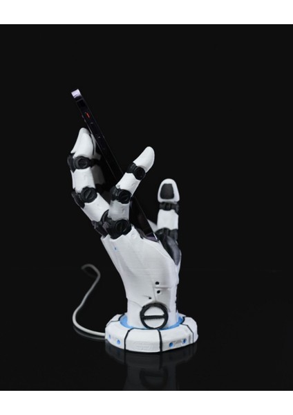 Robot El Figürlü Şarj Bölmeli Telefon Tutucu fiyatları