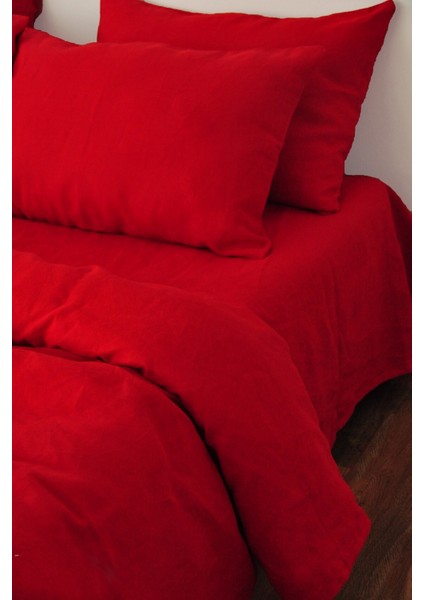 Yıkanmış Keten 2'li Yastık Kılıfı 50X70XM