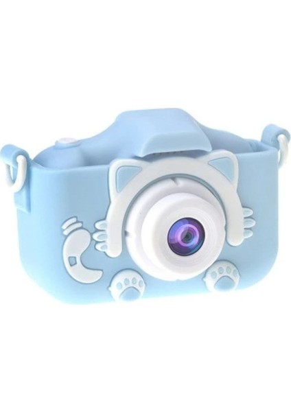 Mini Eğitici Çocuk Fotoğraf Makinesi Kılıflı Kamera Çocuklar Için Dijital Fotoğraf ve Oyun Makinesi