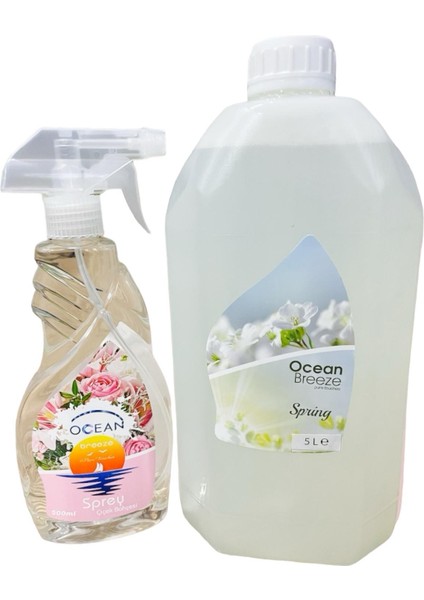 Spring/Bahar Esintisi Oda ve Ortam Kokusu 5lt. Bidon +500 ML Sprey Hediyeli