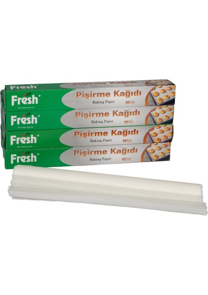 Sa Fresh Pişirme Kağıdı 10 Yapraklı 10'lu Paket 100 yaprak