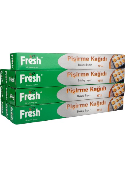 Sa Fresh Pişirme Kağıdı 10 Yapraklı 10'lu Paket 100 yaprak