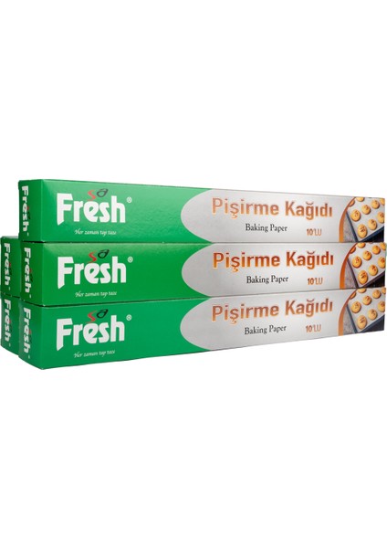 Sa Fresh Pişirme Kağıdı 10 Yapraklı 5'li Paket 50 yaprak