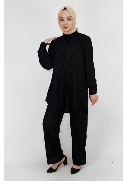 71111 Petek Kumaş Pantolonlu Takım